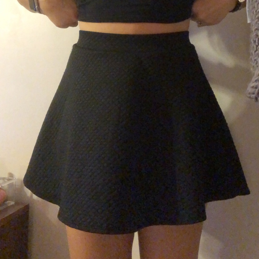 Black Skater Skirt